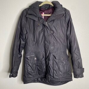 Helly Hansen Women's‎ Parka Jacket Removable Faux Fur Hood Winter Outerwear M